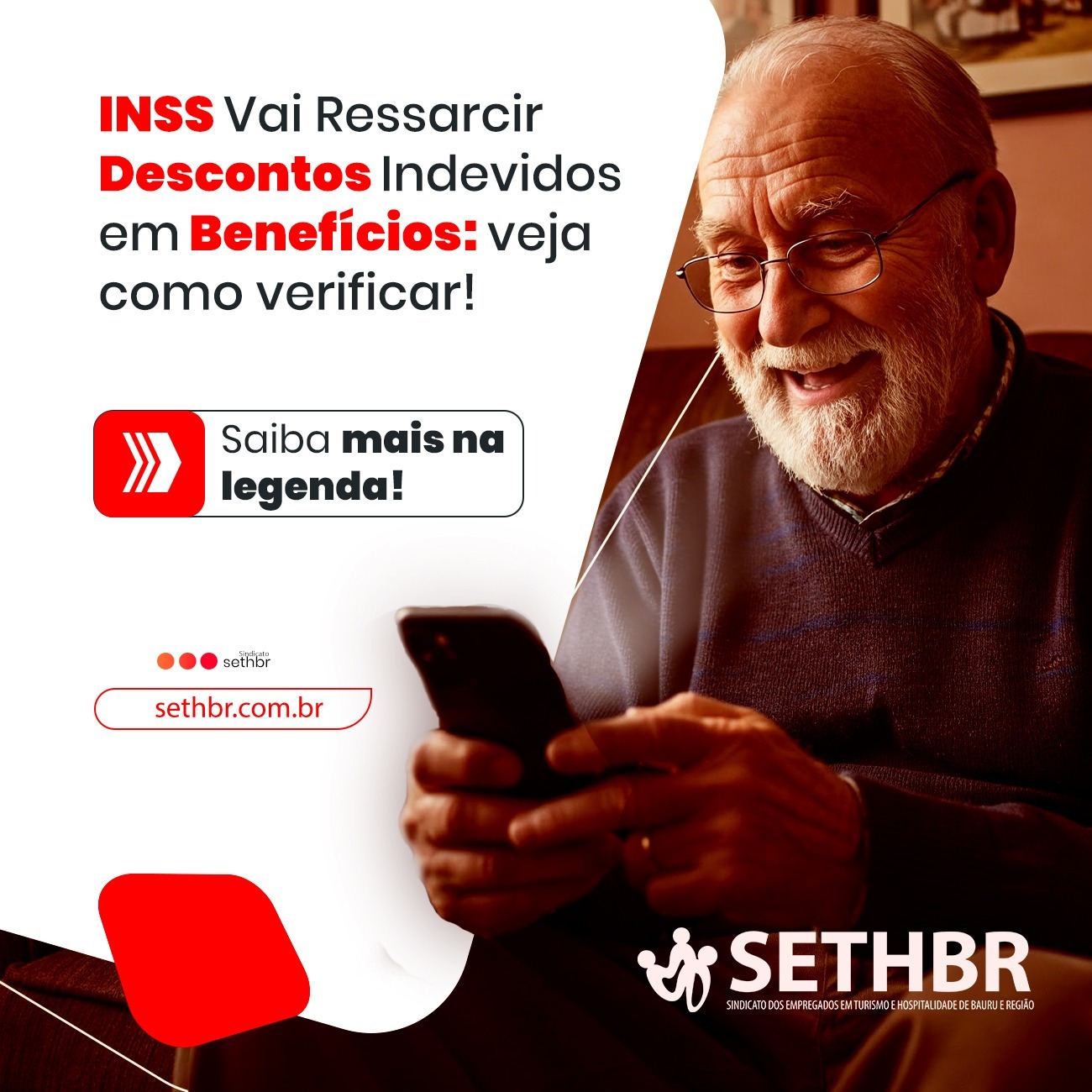 🧾 INSS Vai Devolver Descontos Indevidos: Veja Como Verificar e Garantir Seu Direito
O INSS iniciou a liberação de informações sobre descontos feitos diretamente nos benefícios de aposentados e pensionistas. A medida tem como objetivo trazer mais transparência e permitir que os segurados possam identificar cobranças irregulares, especialmente as ligadas a mensalidades de associações e sindicatos.
📲 Como Verificar os Descontos?
Os beneficiários podem conferir todos os detalhes acessando o app Meu INSS ou ligando gratuitamente para a central 135.
Lá é possível ver:
O valor exato de cada desconto
A entidade responsável
O período em que foi cobrado
Se notar algo estranho ou não autorizado, é possível contestar diretamente no app ou por telefone.
💸 Quando Será Feito o Ressarcimento?
O INSS informou que vai devolver os valores indevidos entre os dias 26 de maio e 6 de junho, direto na folha de pagamento do segurado — sem necessidade de pedir. Ao todo, mais de R$ 292 milhões serão devolvidos a quem teve valores cobrados injustamente.
🚨 Atenção aos Golpes!
O INSS não envia mensagens, e-mails ou faz ligações para falar sobre esse assunto.
As únicas formas seguras de atendimento são:
Aplicativo Meu INSS
Central telefônica 135
⚠️ Desconfie de qualquer outro contato e, se suspeitar de golpe, procure a Polícia ou o Ministério Público.
🔐 Fique atento, informe-se e compartilhe!
Essa ação é um passo importante para garantir mais justiça e segurança aos beneficiários do INSS.
#INSS #Benefício #Ressarcimento #DescontoIndevido #Aposentados #Segurança #SethBR
Conte com a gente!
Sempre ao lado do trabalhador.
📞Fale com o Sethbr: (14) 3227-7431 ou 3227-7283
📲 Para saber mais sobre o nosso trabalho, acesse: www.sethbr.com.br
#sethbrbauru #sindicato #bauru #sethbr #aposentadoria #direitodotrabalhador #condomínios #edificio #baurucity