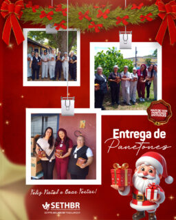 Natal é tempo de partilha e de fortalecer laços! 🎄✨

Neste ano, tivemos a alegria de entregar mais de 1.500 panetones aos nossos associados, levando um pouco do sabor e do carinho do SETHBR para a mesa de cada trabalhador. Ver o sorriso de vocês é o que nos motiva a continuar nossa missão.

Desejamos a todos os nossos associados, parceiros e amigos um Feliz Natal e um ano novo repleto de conquistas. Boas festas! 🎅❤️
Conte com a gente!
Sempre ao lado do trabalhador.

📞Fale com o Sethbr: (14) 3227-7431 ou 3227-7283

📲 Para saber mais sobre o nosso trabalho, acesse: www.sethbr.com.br

#sethbrbauru #sindicato #bauru #sethbr #aposentadoria #direitodotrabalhador #condomínios #edificio #baurucity
Conte com a gente!
Sempre ao lado do trabalhador.

📞Fale com o Sethbr: (14) 3227-7431 ou 3227-7283

📲 Para saber mais sobre o nosso trabalho, acesse: www.sethbr.com.br

#sethbrbauru #sindicato #bauru #sethbr #aposentadoria #direitodotrabalhador #condomínios #edificio #baurucity