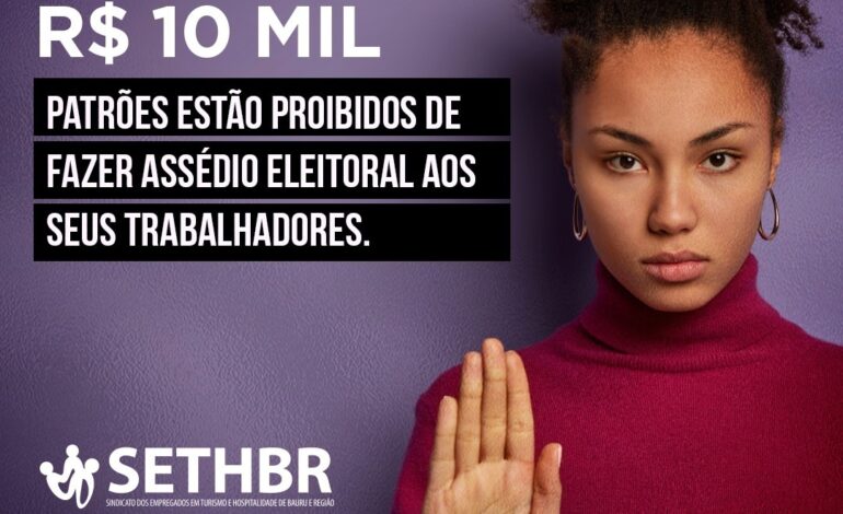 Patrões do ramo do comércio estão proibidos de assediar trabalhadores em todo país