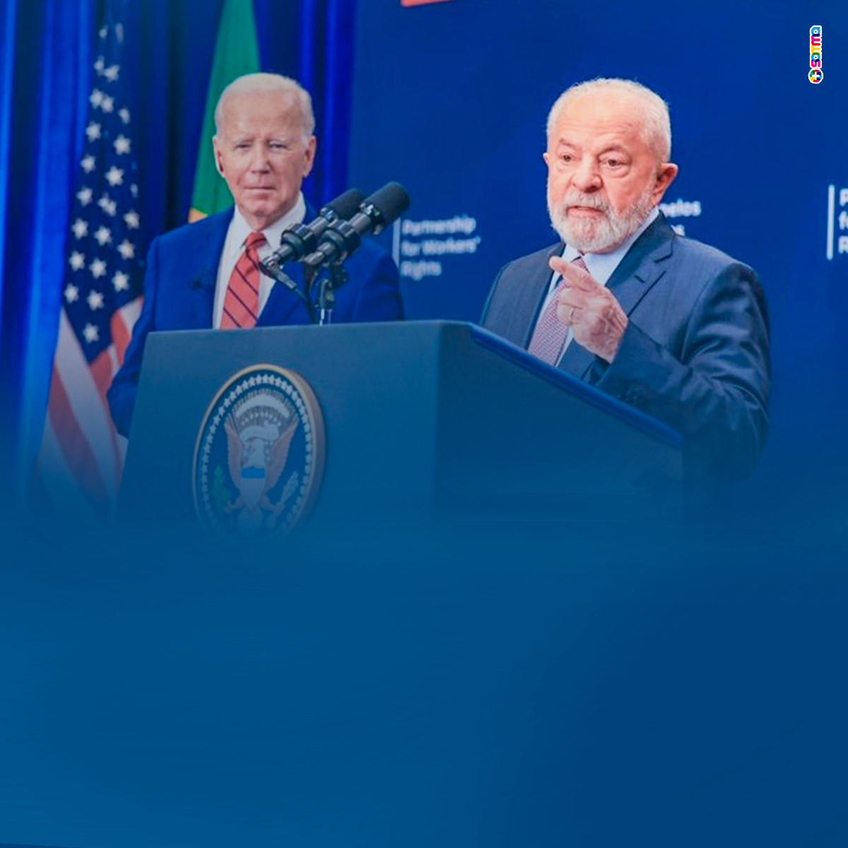Em defesa dos direitos trabalhistas, Lula e Biden lançam parceria