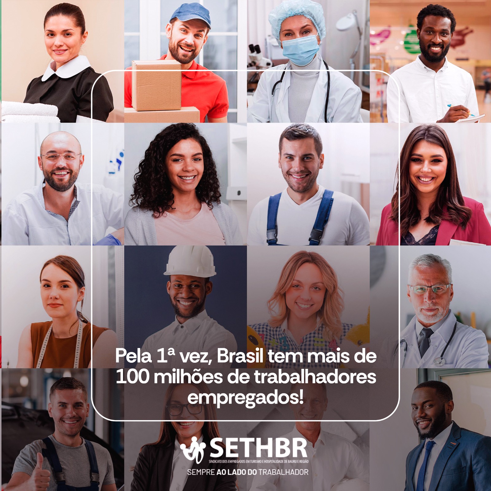 Pela 1ª vez, Brasil tem mais de 100 milhões de trabalhadores ocupados!