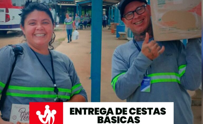 Entrega de cestas básicas para nossos associados da cidade de Bauru e São Manuel!