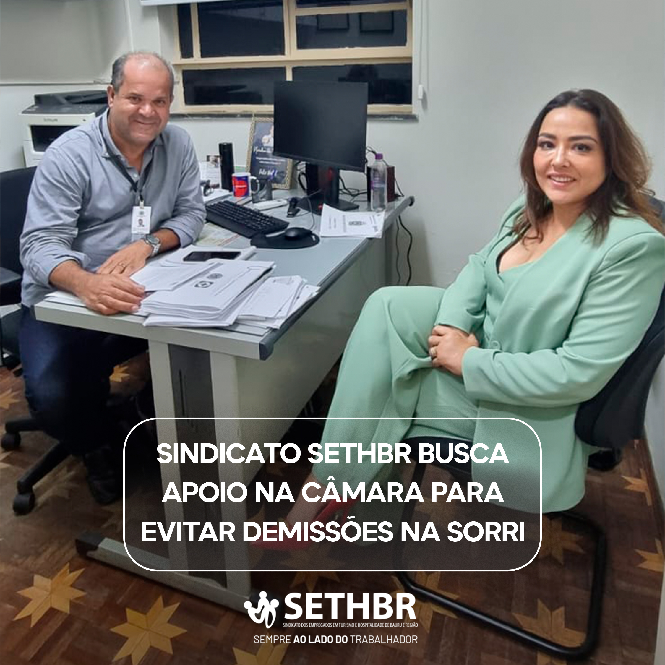 📢 Sindicato busca apoio na Câmara para evitar demissões na sorri