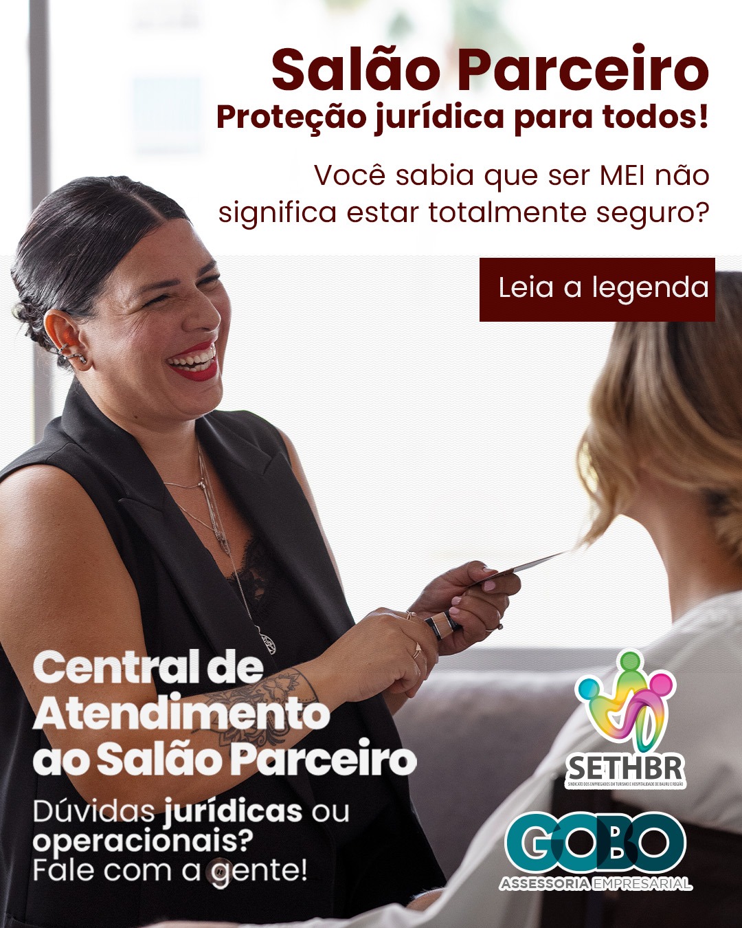 ✂️ Salão Parceiro: proteção jurídica para todos!
