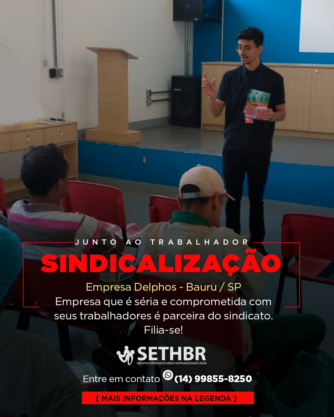 sindicalização | empresa delphos