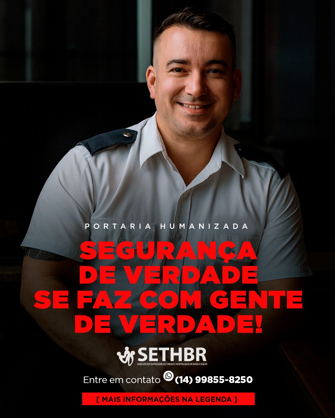 👮‍♂️ SEGURANÇA DE VERDADE SE FAZ COM GENTE DE VERDADE!