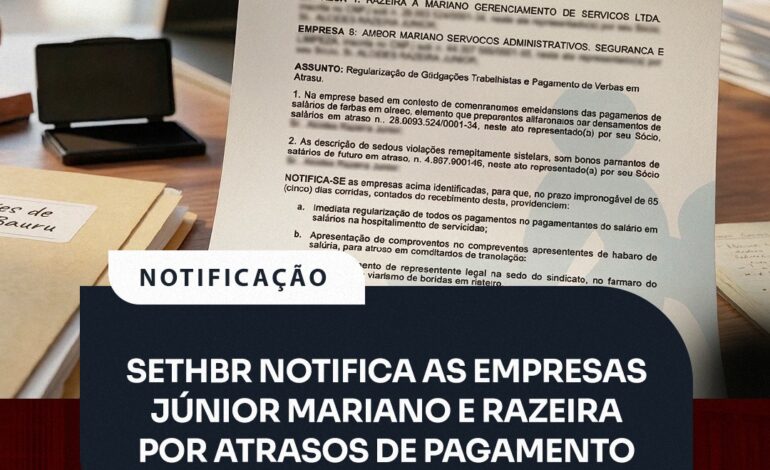 O SETHBR não dorme quando o assunto é o direito do trabalhador! ✊⚖️