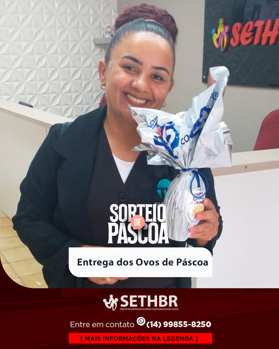 50 GANHADORES, 50 SORRISOS! 🍫✨