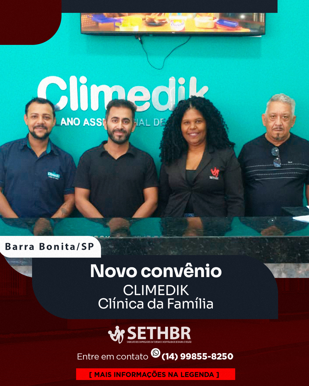 📢 CLINICA CLIMEDIK – NOVO CONVÊNIO EM BARRA BONITA! 📢