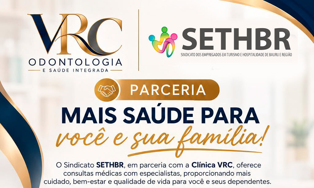 SETHBR firma parceria com Clínica VRC e passa a oferecer consultas médicas com especialistas a associados e dependentes